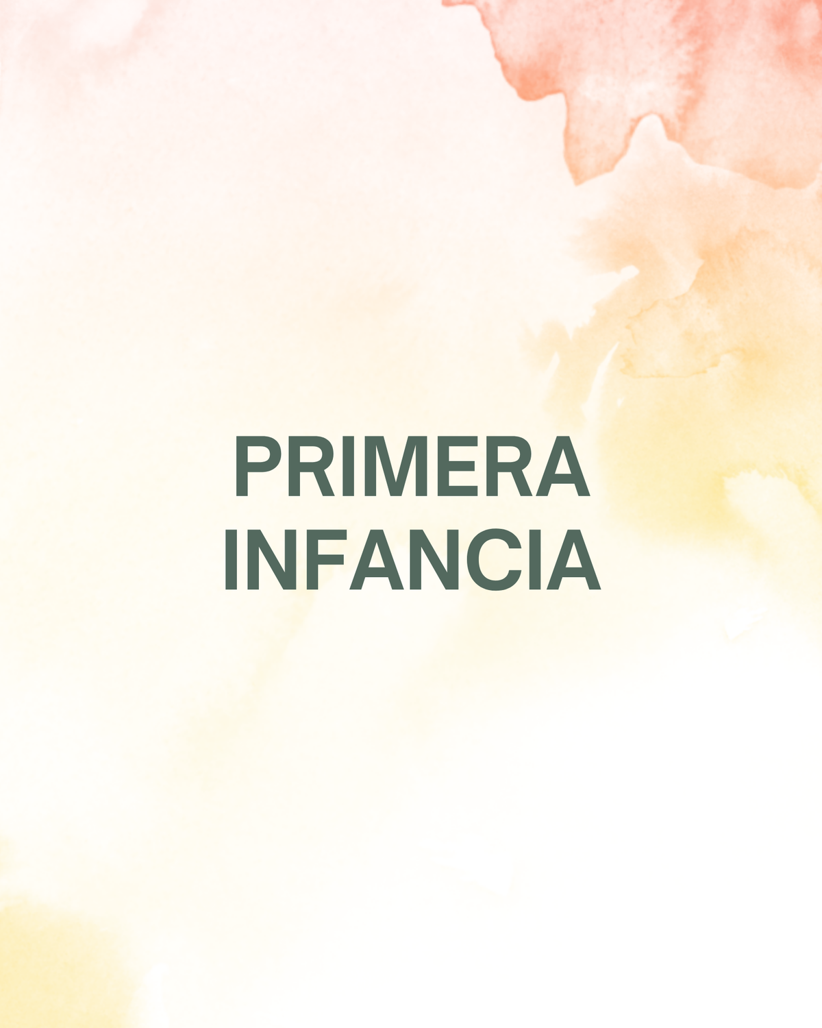 Primera infancia