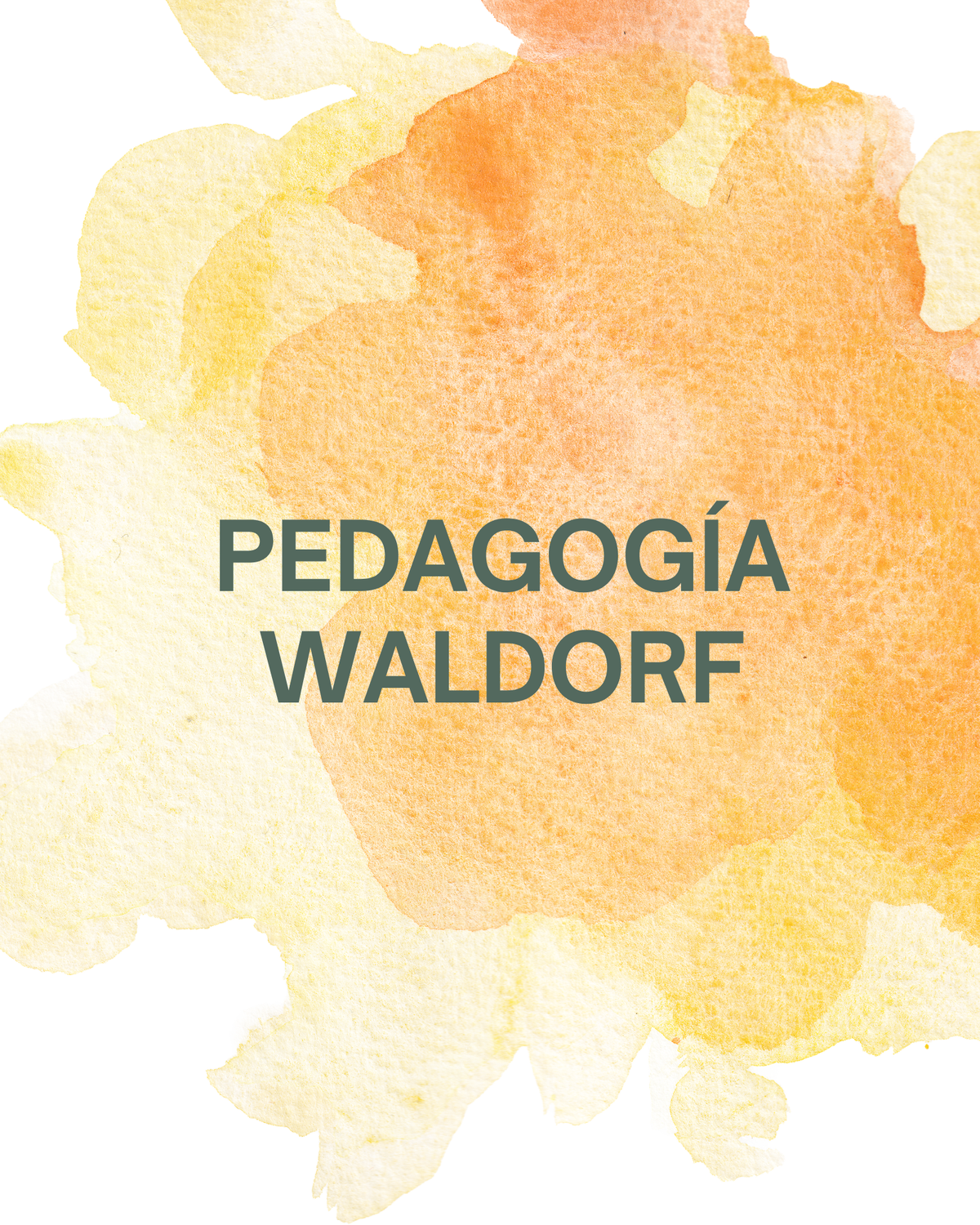 Pedagogía Waldorf