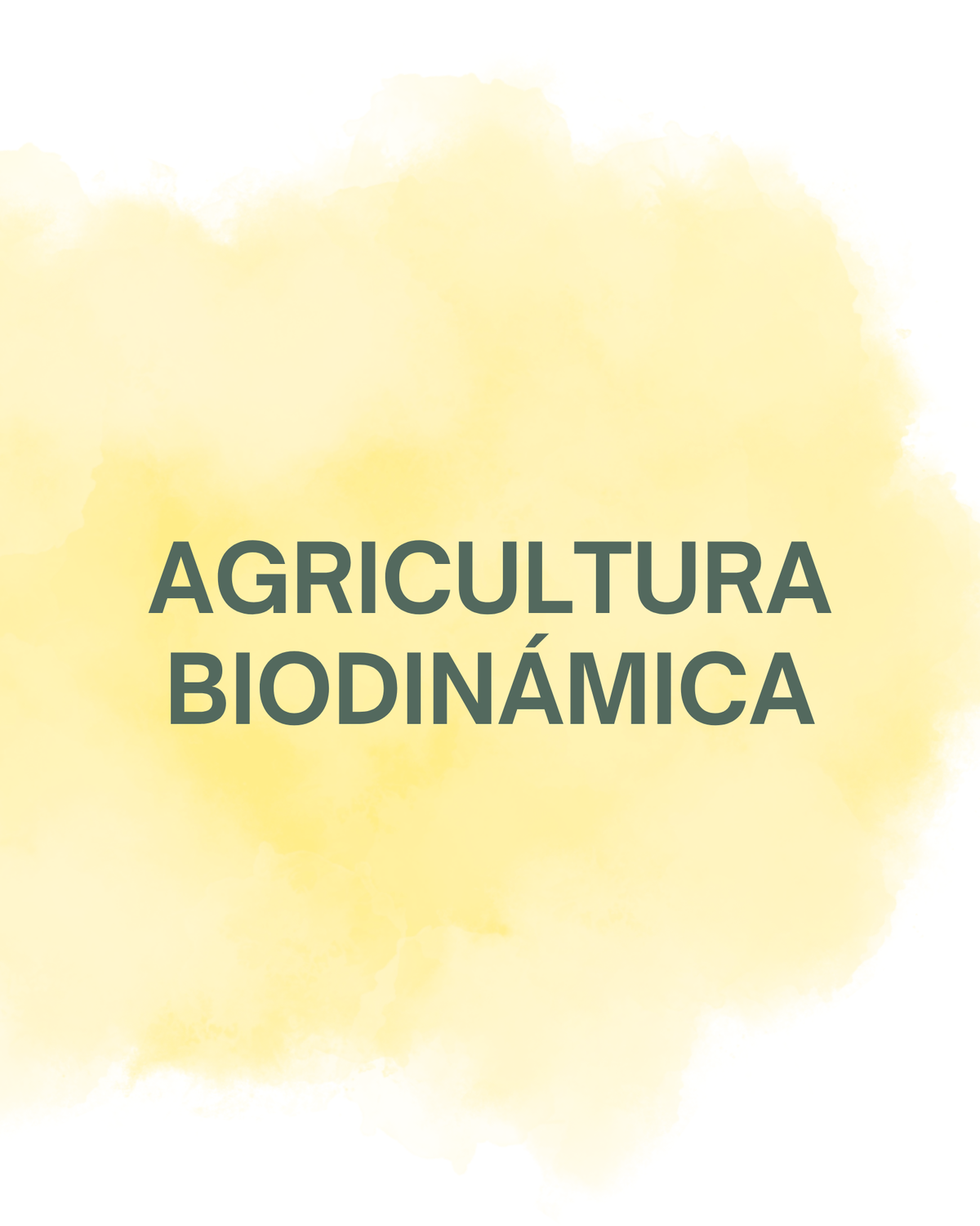 Agricultura Biodinámica.