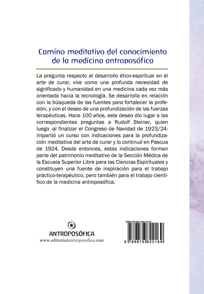 CAMINO MEDITATIVO DE LA MEDICINA ANTROPOSÓFICA